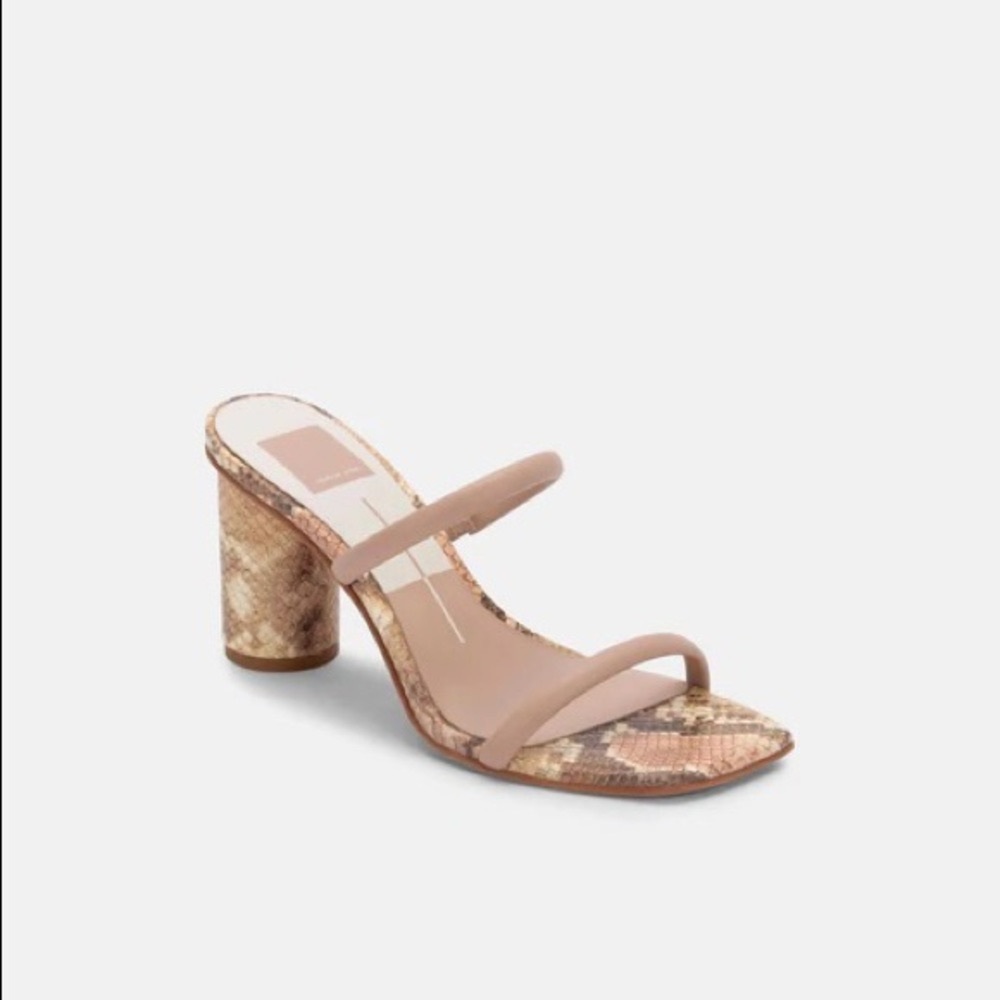 Trending Animal Print NWOT Dolce Vita Noles Blush snake sandals 🤩 - Picture 2 of 11